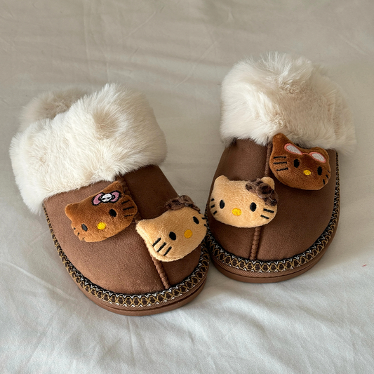 Lily Slippers™ Cozy Kitty Slippers