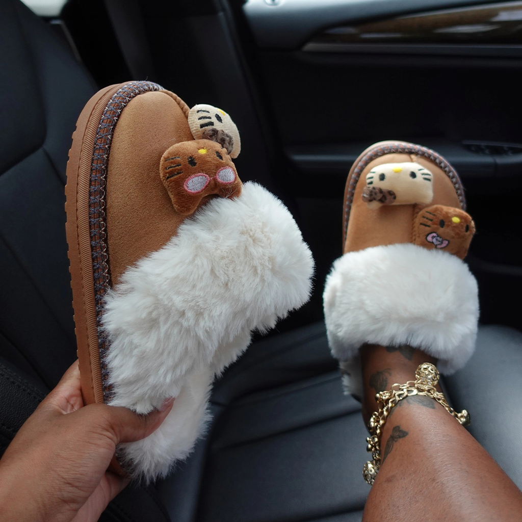 Lily Slippers™ Cozy Kitty Slippers