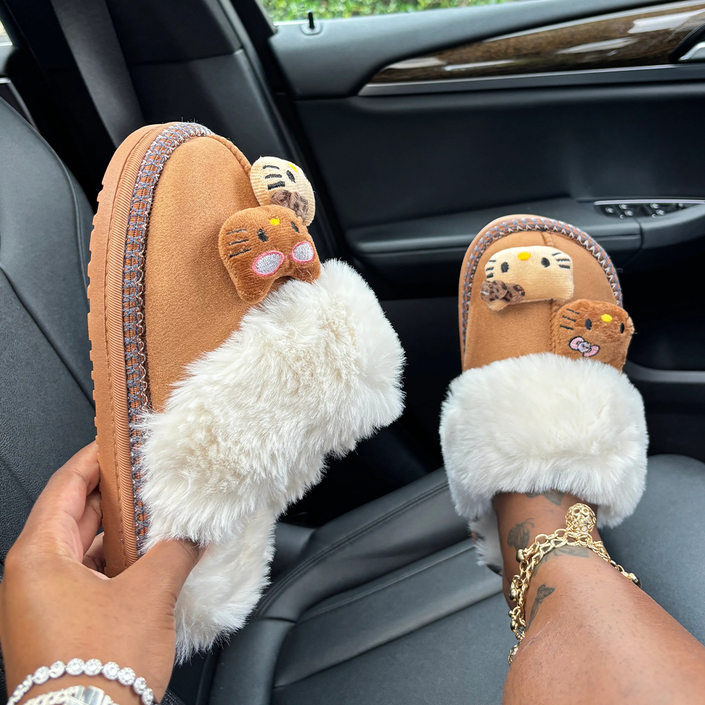 Lily Slippers™ Cozy Kitty Slippers